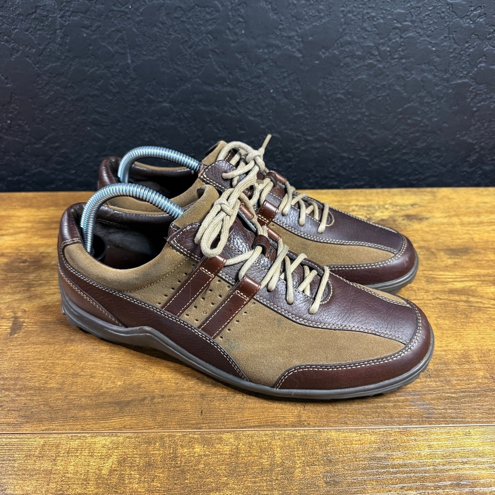 Cole Haan C03996 Brown Leather Suede Oxford Sneakers Mens 8.5M